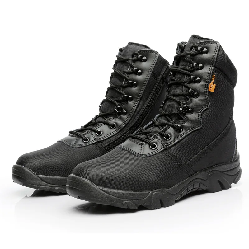 

Mens Boots Hiking Camping Outdoor Sports Mens Ankle Shoes 2023 New Waterproof Non-slip Durable Combat Military Boots