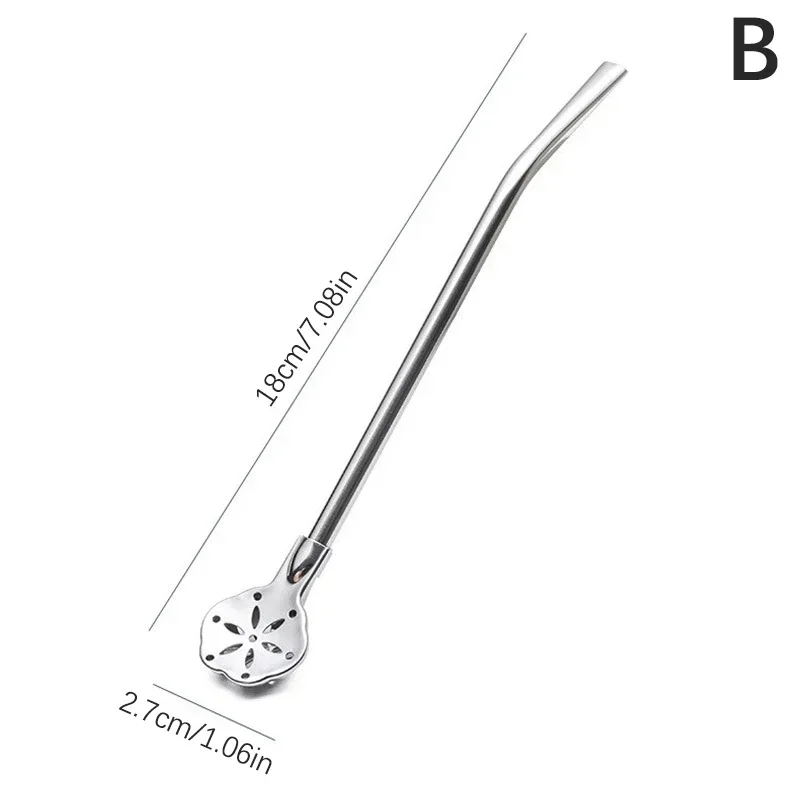 

MOONBIFFY Соломенная ложка из нержавеющей стали 304