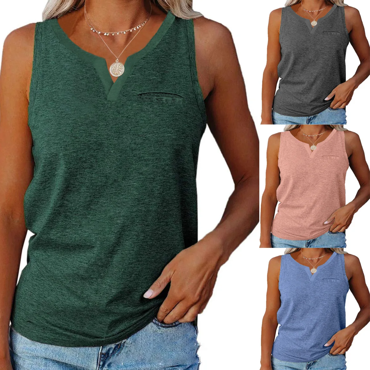 

2023 New High Quality Women's Casual T-shirt Lasi3981