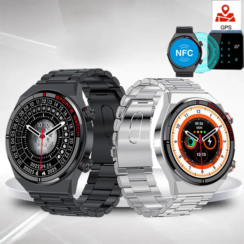 

2023 New For HUAWEI Smart Watch Men Waterproof Sport Fitness Tracker Multifunction Bluetooth Call Smartwatch Man For Android IOS