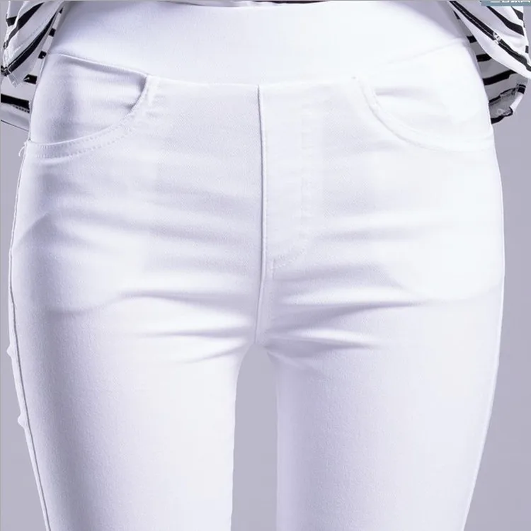 Women's High Elastic Slim Pencil Pants Women Push Up Butt Lifting Straight Comfort Korean Fashion Good Stretchy Trouses Leggings