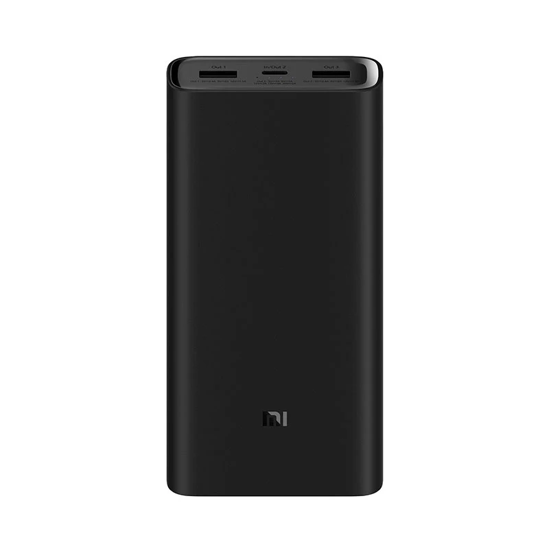 Внешний аккумулятор Xiaomi Power Bank 3 Mi внешний 20000 мАч Pro PLM07ZM с тройной USB-выходной
