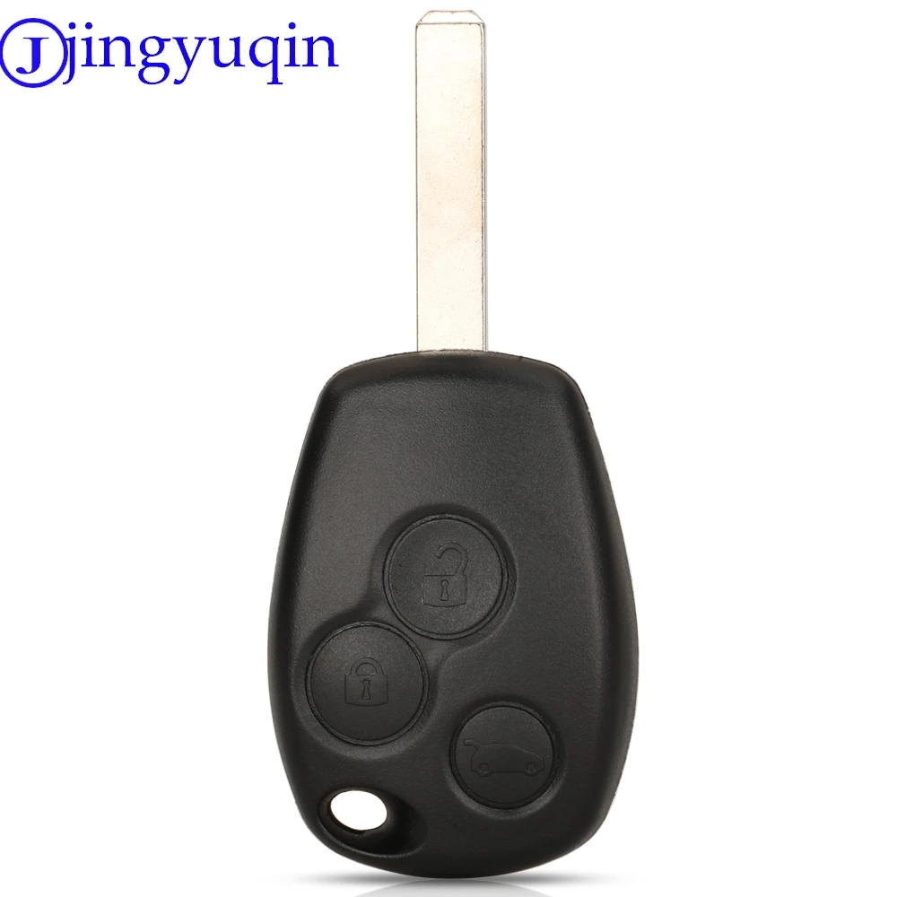 

Jingyuqin новый сменный чехол для дистанционного ключа автомобиля FOB чехол для Renault Logan Sandero Clio Fluence Vivaro Master Traff