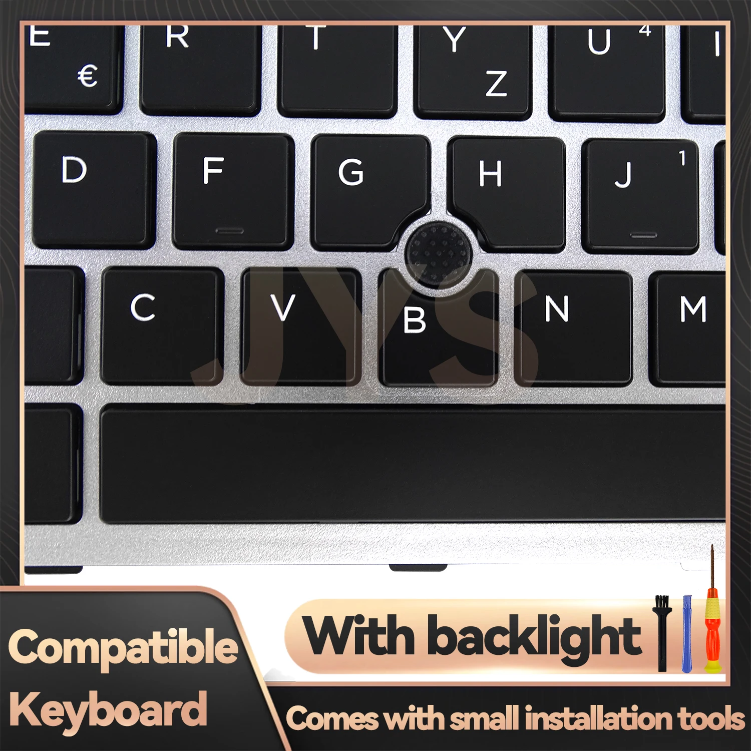 Фото Сменная клавиатура для ноутбука HP EliteBook 840 G5 G6/846 G5/745 G5/645 G6/ZBook 14u G5 G6 с подсветкой, ческая раскладка Словака №4