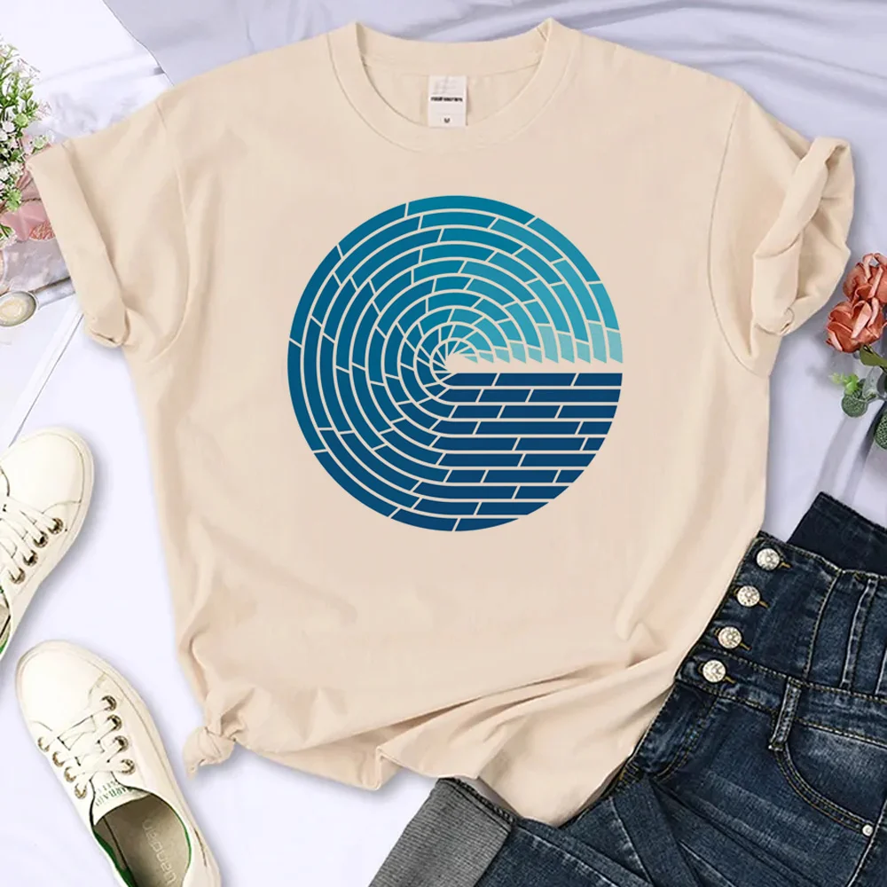 

Almighty Ocean t-shirts women summer designer top girl graphic streetwear clothes