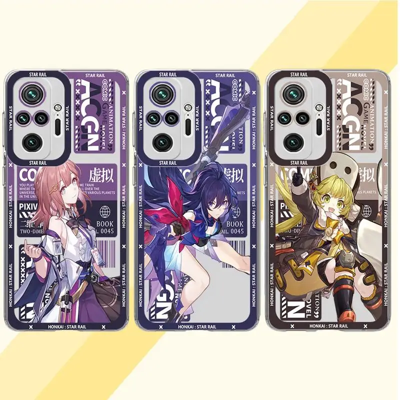 Чехол для телефона Xiaomi Redmi Note 10S 11 12 Pro 12S 13 8 9S 10 11S 11Pro противоударный чехол из ТПУ funda