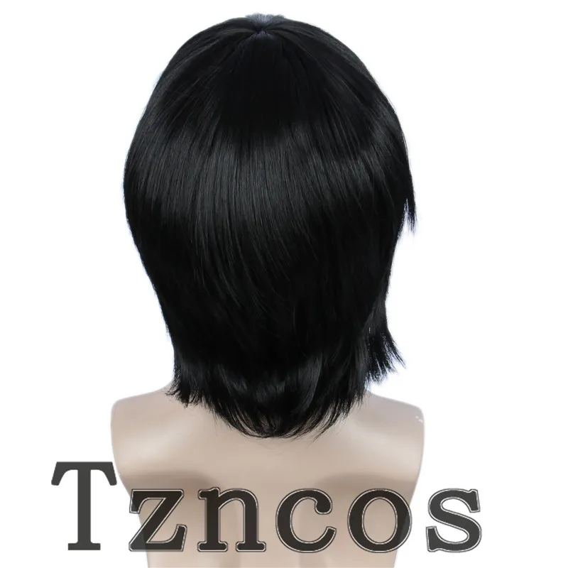 Tzncos Cosplay Gene Belcher короткий черный прямой парик термостойкие синтетические волосы (art.: 3920bed326d06) - 3920bed326d06