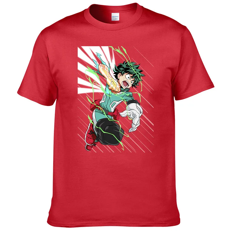 

My Hero Academia 2022 Summer New Boy Girl Kids Fashion Men Women Pure Cotton Printed T Shirt Short Sleeve Casual Tops Tee