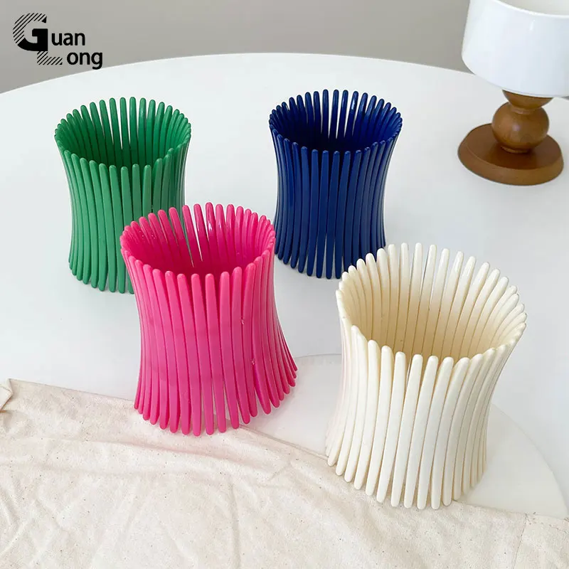 Женские винтажные браслеты с большими длинными бусинами широкий браслет в