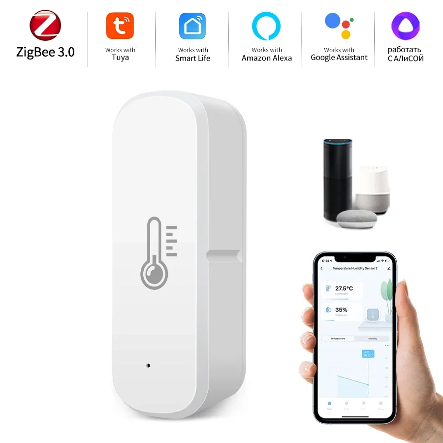 

Tuya Zigbee 3.0 Термогигрометр