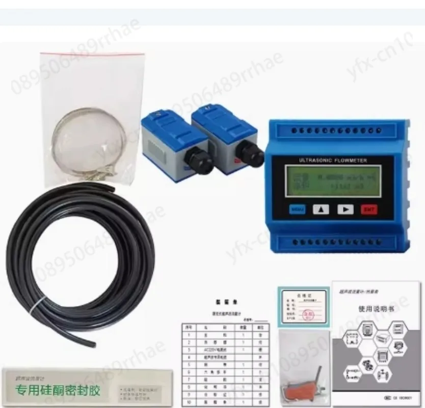Цифровой ультразвуковой расходомер измерение расхода RTU с датчиком TS2