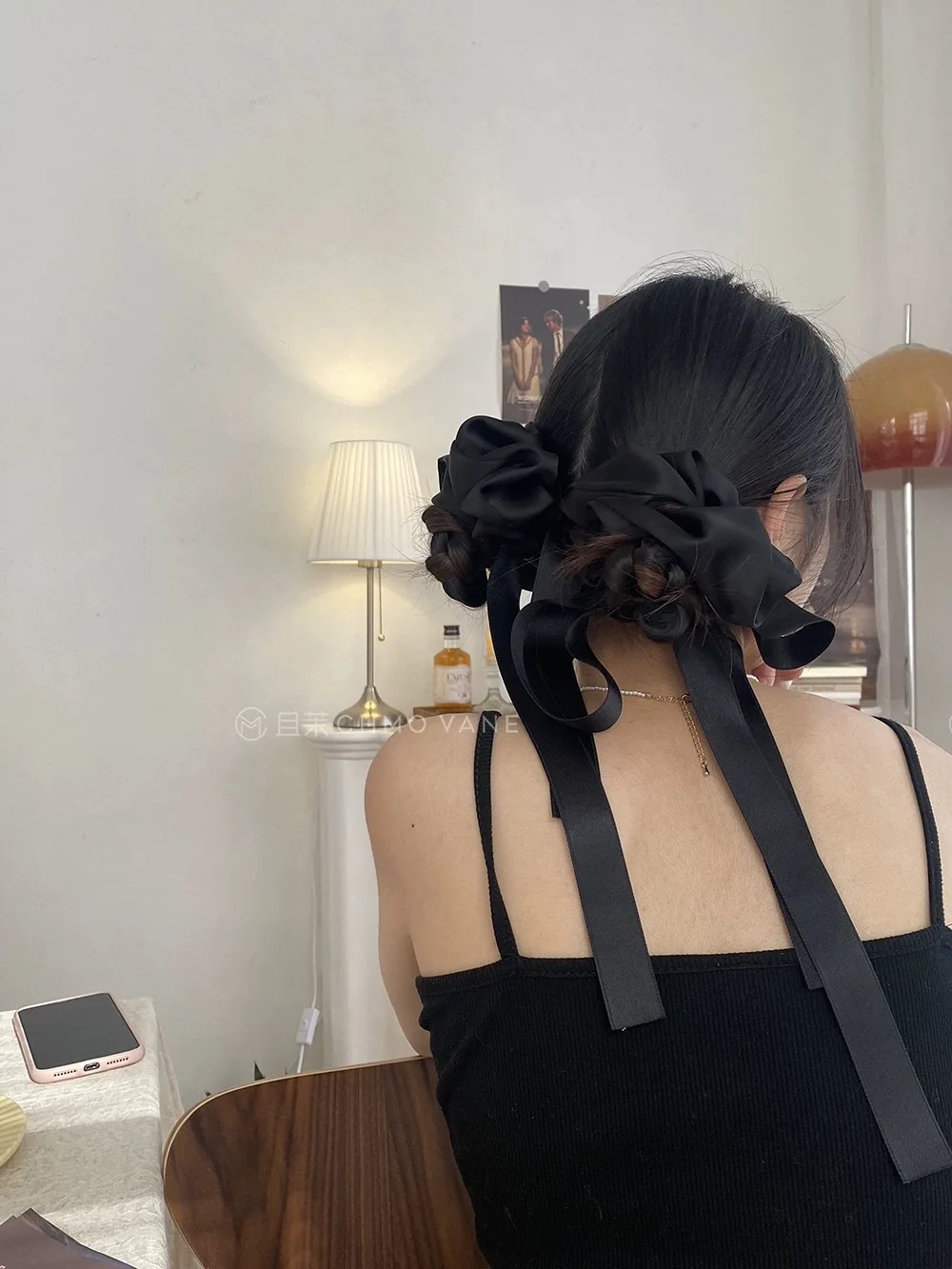 2 шт. корейский элегантный бант ленты резинки для волос женщин девушек эластичное