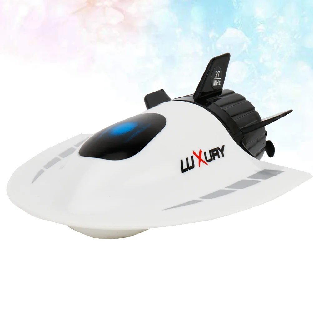 

Mini Radio RC Boat Ship Submarine Cool Aquatic Toys (White)