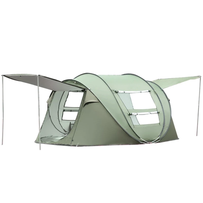 

High Quality Camping Tent 4-5 Person Wholesale Suppliers Portable Foldable Waterproof Uv Resistant Pop Up Tent Outdoor Automatic