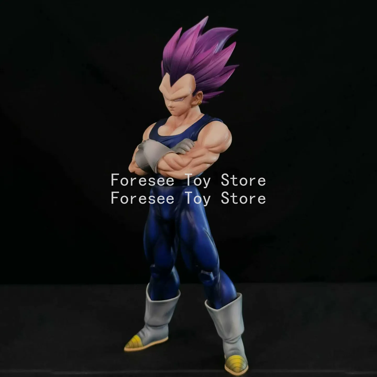 Фото Фигурка Веджиты (28 см) из аниме Dragon Ball, с фиолетовыми волосами, модель Yonsei, ПВХ, настольное украшение, лучший подарок на день рождения для детей №2