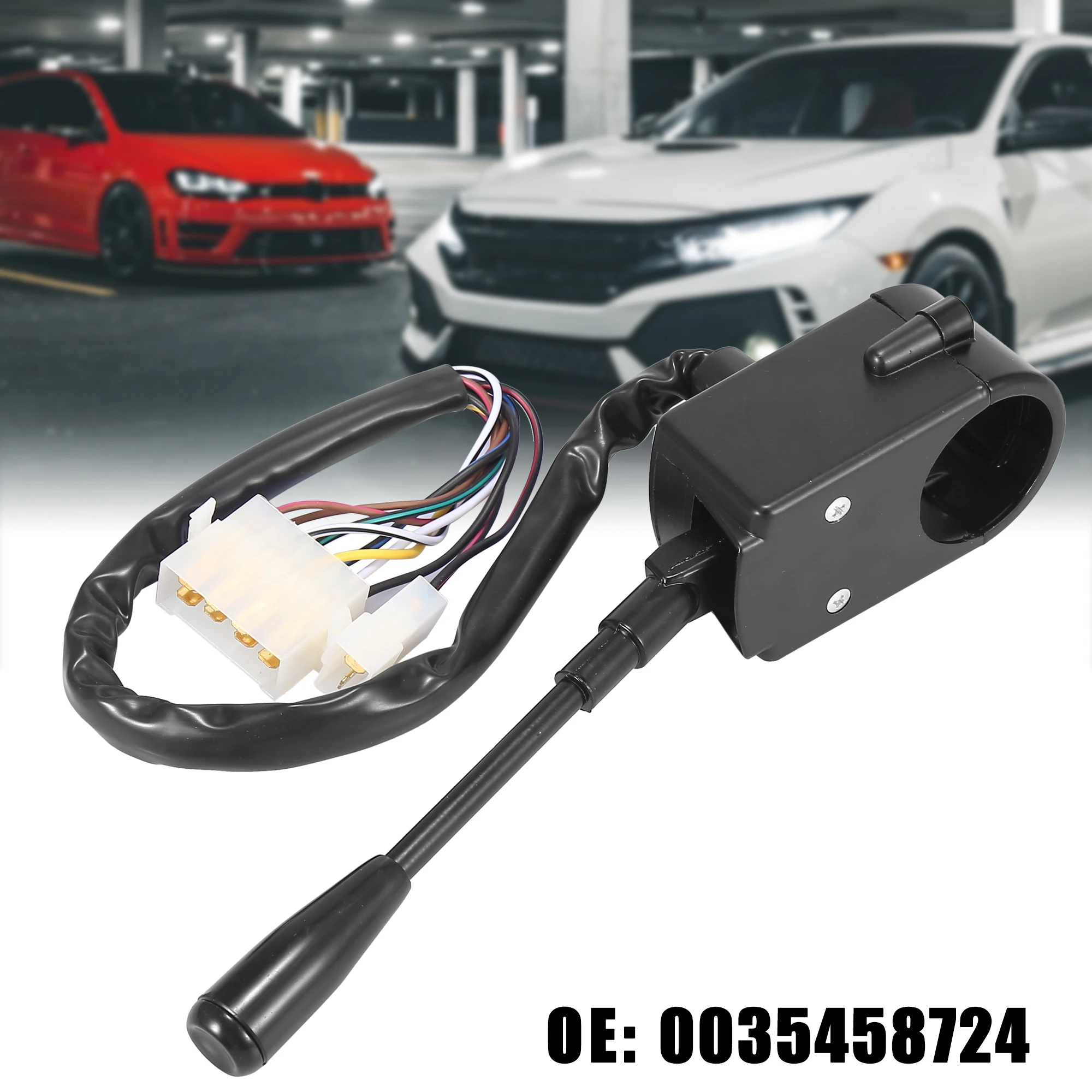 

X Autohaux Car Turn Signal Switch Steering Switches Auto Combination Relays 0035458724 for Classic Car Tractor z k Accessories