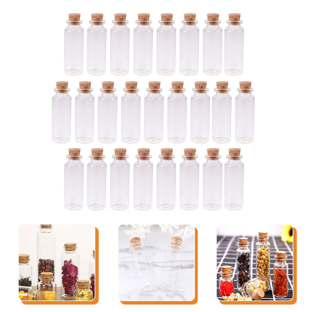 

Bottles Cork Bottle Jars Minismalljar Stopper Vialsdrifting Favor Potion Tiny Wedding Vial Empty Clear Favors Decorativelids