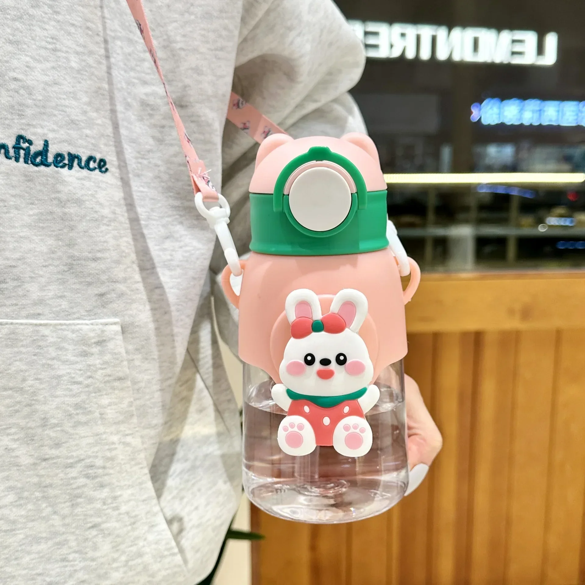 600 мл Kawaii летняя детская чашка для воды с рисунком устойчивая к падениям