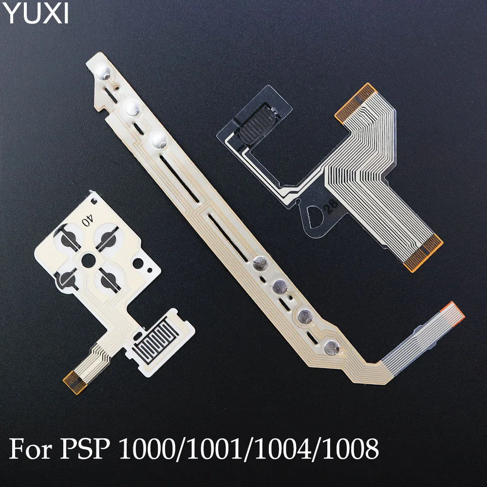 

YUXI Replacement Direction Cross Button Left Key Volume Right Keypad Flex Cable for PSP 1000 / PSP 1004 1001 1008
