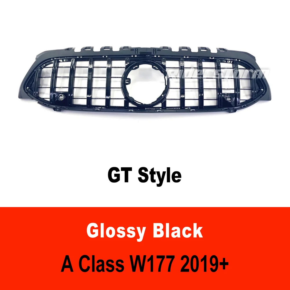 

Передняя сетка 2018-2022 года подходит для Mercedes A Class W177 A200 A35, решетка переднего бампера, гоночная решетка A180 W177 gt/решетка с бриллиантами