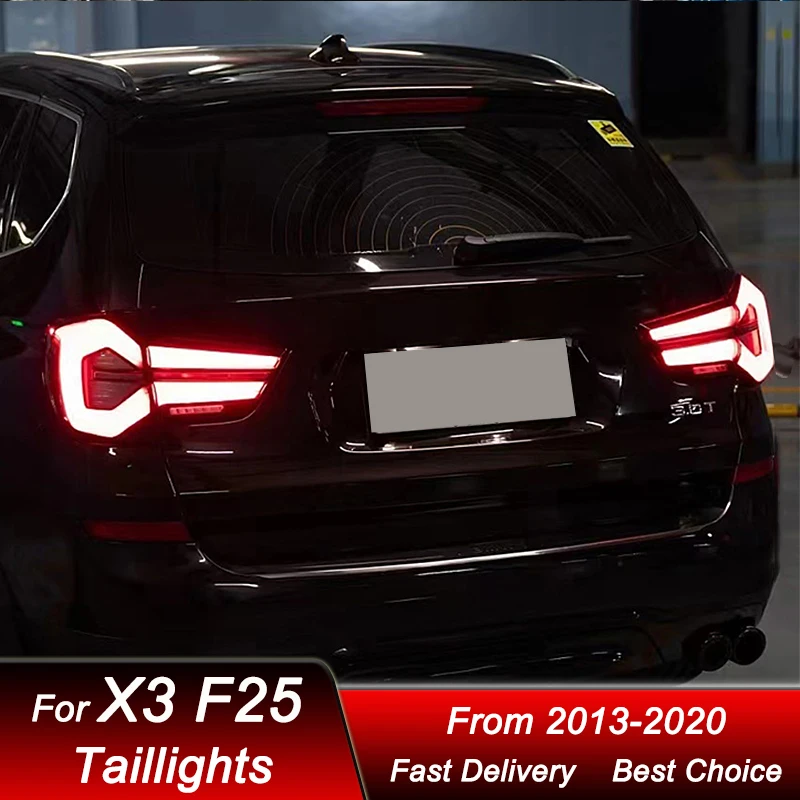 Поп-стайлинг автомобиля Задние фонари для BMW X3 F25 2010-2017 Новый стиль Полный светодиодный задний фонарь Динамический указатель поворота Задний фонарь в сборе (art.: 3920d151bec5c) - 3920d151bec5c