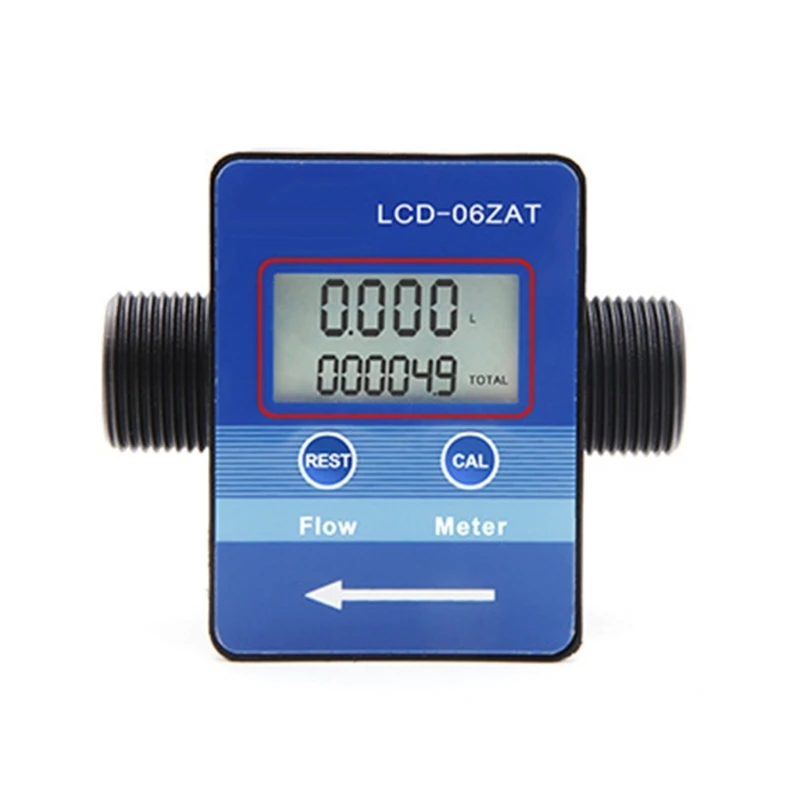 

Turbines Flow Meter Electronic Digital Flow-Meter Plastic Liquid Water Diesels Gasolines 20-3600L/Hour 3/4 Thread