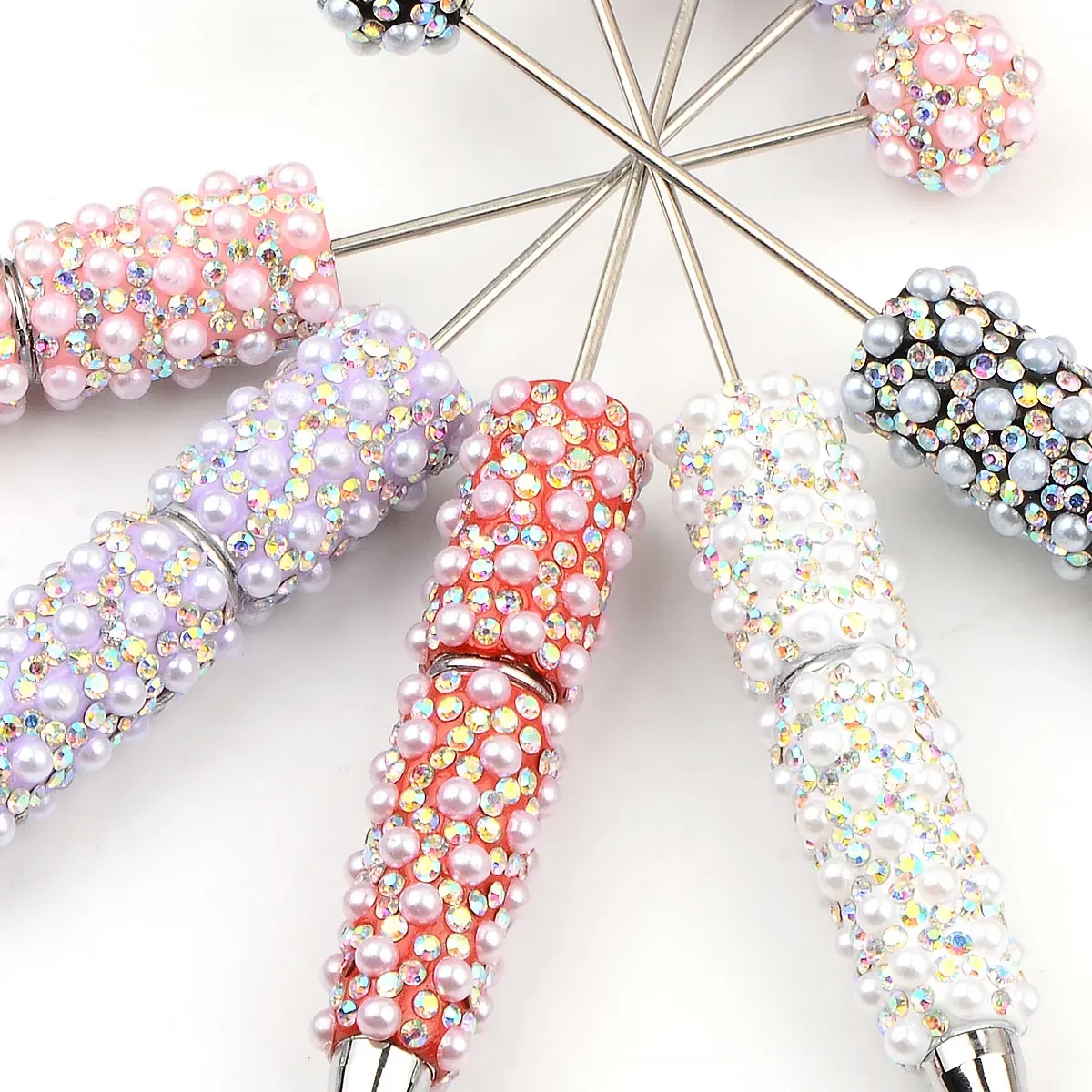 1 шт. 15 см встроенный искусственный жемчуг стразы креативная ручка из полимерной