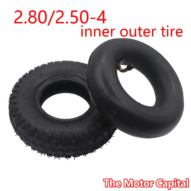 

Наружная пневматическая шина 9 дюймов 2,80/2,50-4, подходит для электроскутера, квадроцикла, пожилых людей, аксессуары для шин