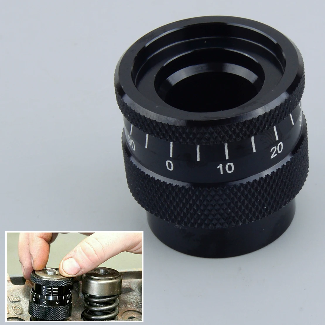 4929 Valve Spring Height Micrometer Measurer Fit for Most V8 Engines 1.600-2.200 Black