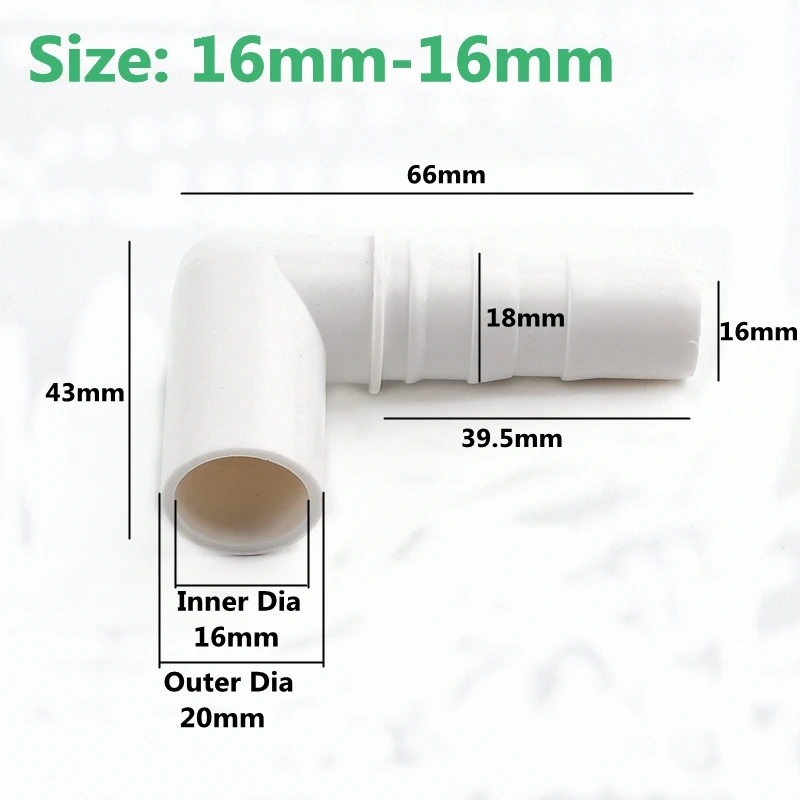 

Соединитель для садового водопровода SHSMFC, пластик, черный/белый, 20/16 мм до 16 мм