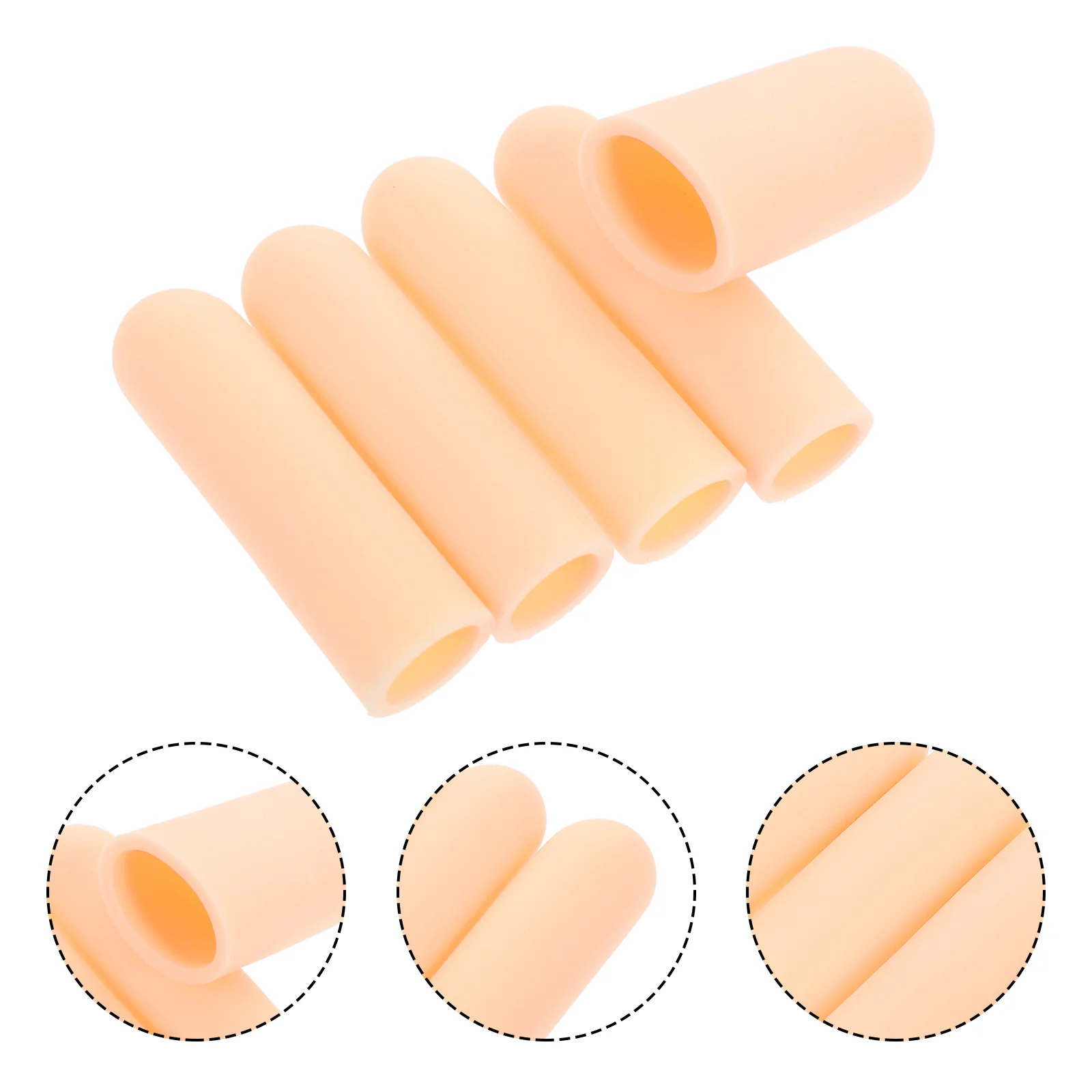 

Finger Covers Protectors Protector Cover Joint Protection Sleeve Silicone Sleeves Rubber Fingertip Protecting Cots Gloves