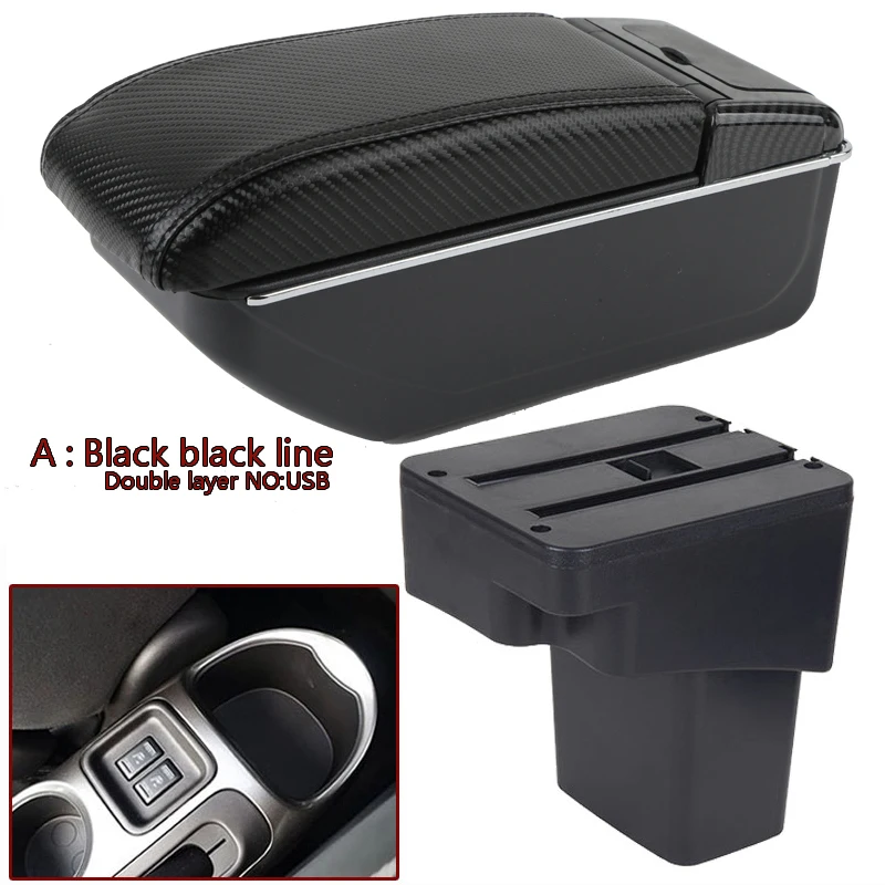 

Подлокотник для NISSAN juke, для Infiniti ESQ, автомобильный подлокотник 2010-2019, аксессуары, внутренняя коробка для хранения, USB, светодиодный