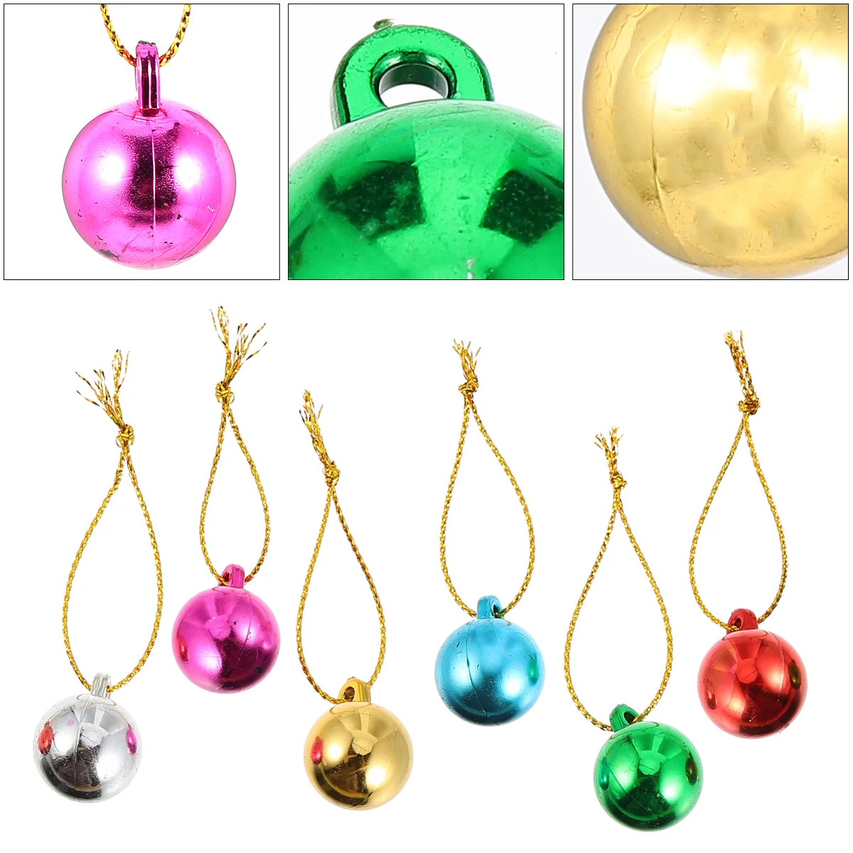 

100pcs Colorful Lamp Beads Lovely Simulated Lamp Bead Pendants DIY Accessories