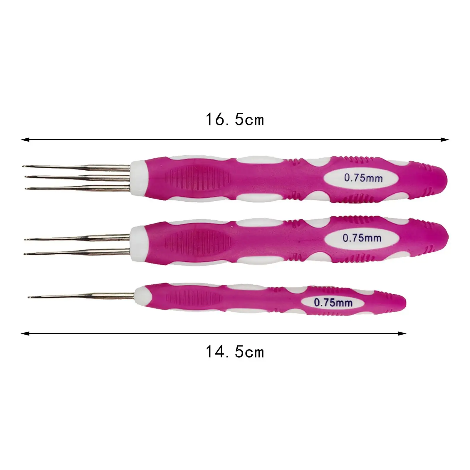 Игла для вязания крючком с дредами и ручкой простая в использовании