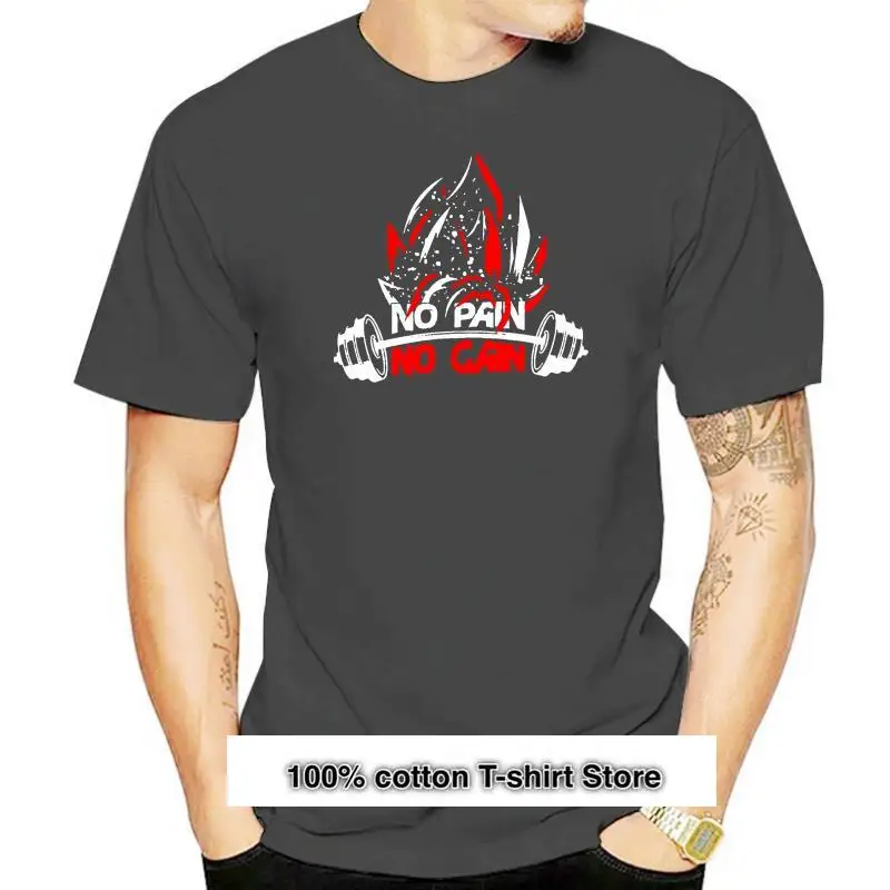 

Majin Vegeta-Camiseta sin dolor, No Gain