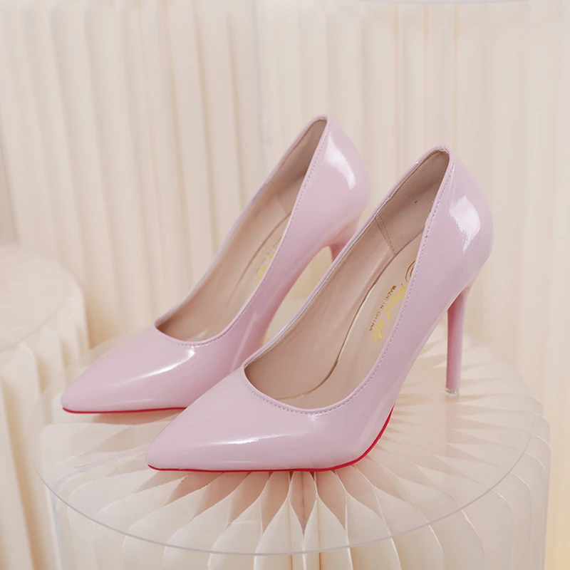 Red High Heels Women's Shoes 10cm Stiletto Heels Heels Banquet Wedding Shoes 2023 Fashion Sexy Pointed Toe Ladies Party Shoes