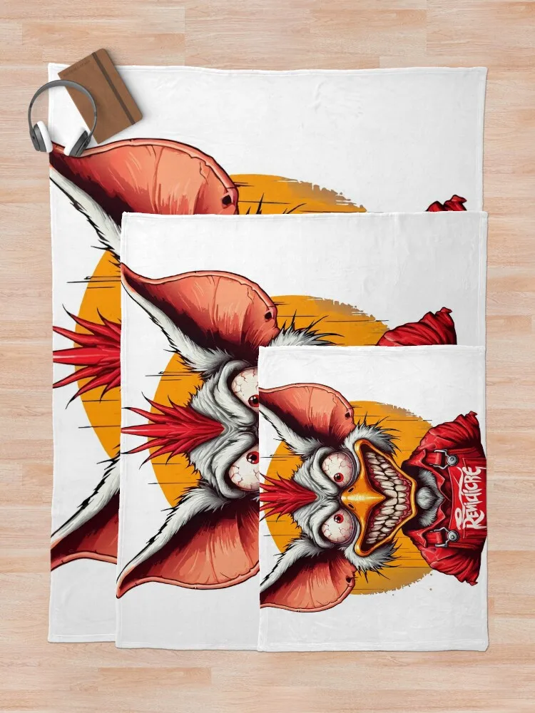 Одеяло с курицей и крысом на Хэллоуин. Зимние постельные одеяла.