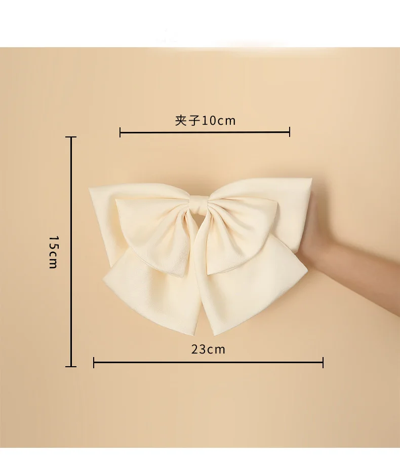 Женская заколка для волос с двойным бантом Французская конского хвоста