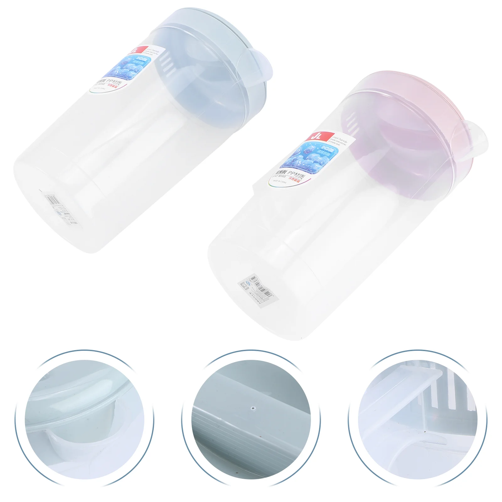 

2 PCS Clear Tea Kettle Plastic Water Kettle Bottle Cold Water Jug Cold Water Kettle Coffee Jug