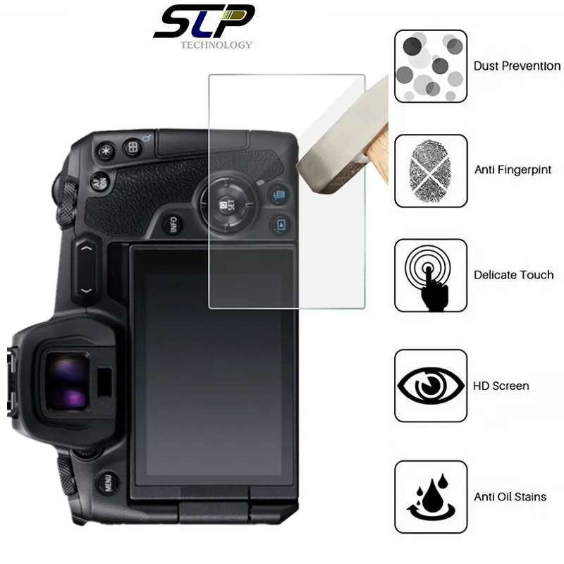 

Camera Screen Protector Guard Cover For Canon EOS R / EOS M50 / EOS 200D II / EOS RP Camera Display Tempered Glass Film