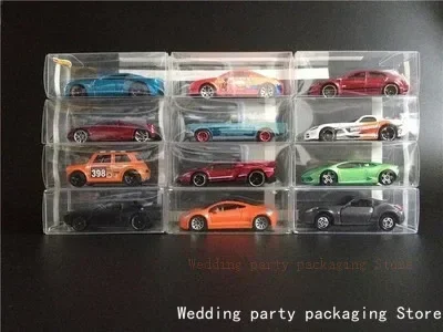 50/100 шт. 8 2X4 3X4 1 82*40*30 мм ПВХ прозрачный MATCHBOX TOMY модель игрушечного автомобиля 1/64 TOMICA