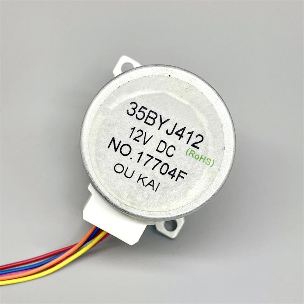 35BYJ412 четырехфазный пятипроводный 35-ступенчатый мотор-редуктор DC12V шаговый
