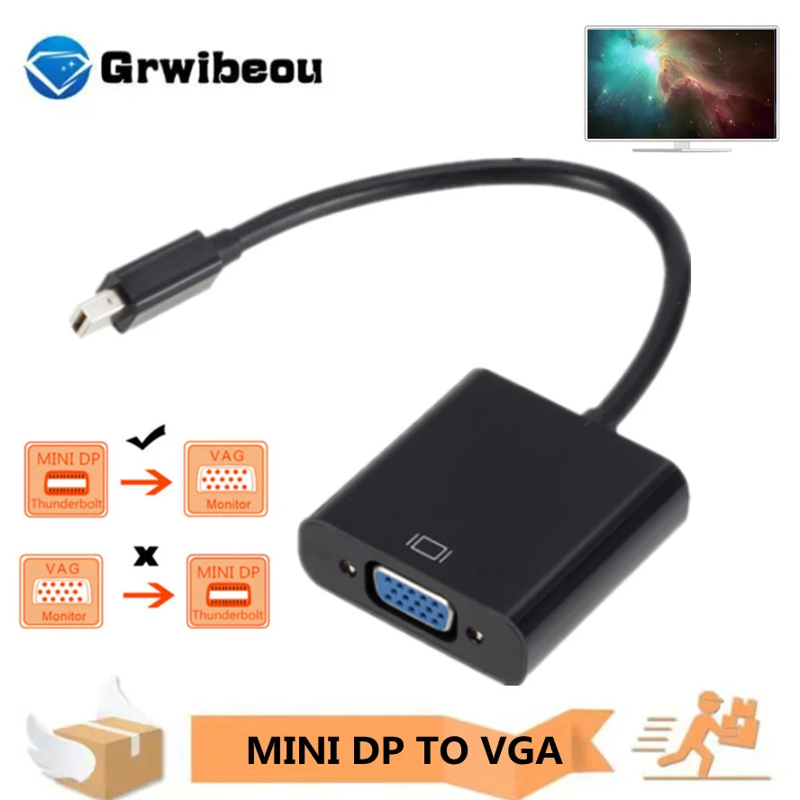 Переходник с Mini Display Port DP папа на HDMI мама |
