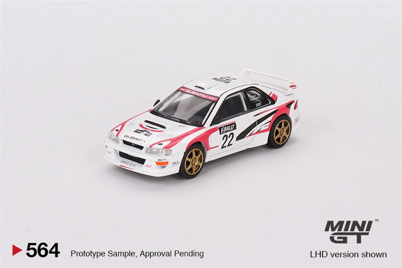 

PreSale MINI GT 1:64 Subaru Impreza WRC98 1999 Rally Tour de Corse #22 LHD Die-Cast Car Model Collection Miniature