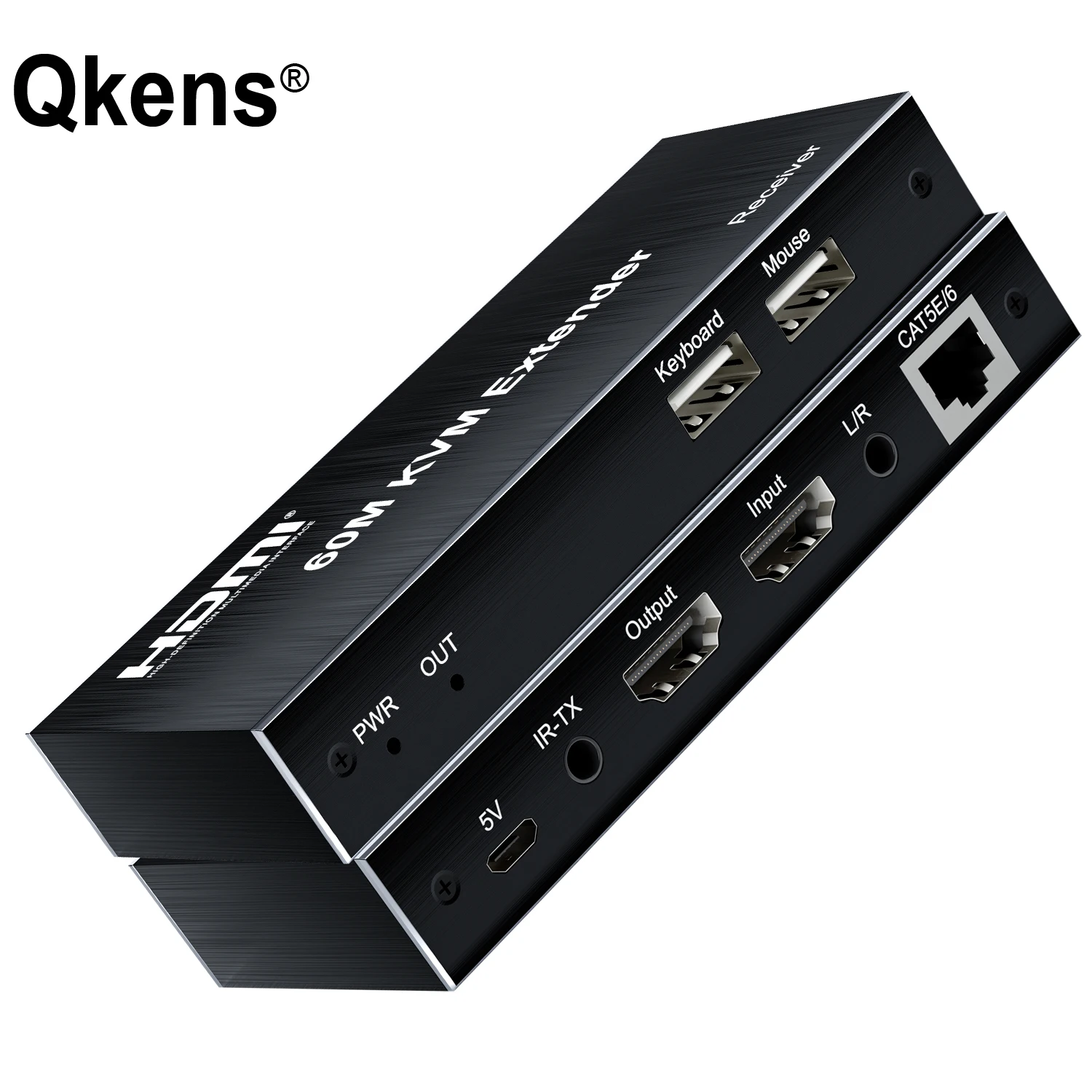 60 м KVM HDMI удлинитель по Cat5e/6 Rj45 Ethernet-Кабель переключатель Поддержка USB мыши