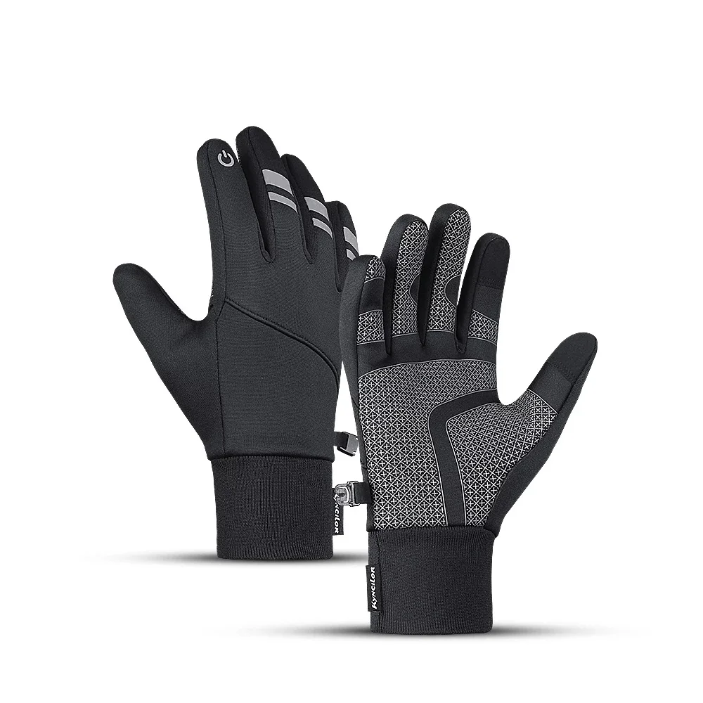 Winter Gloves Men Cycling Bike Women Thermal Fleece Cold Wind Waterproof Touch Screen Bicycle Warm Outdoor Running Skiing Mitten