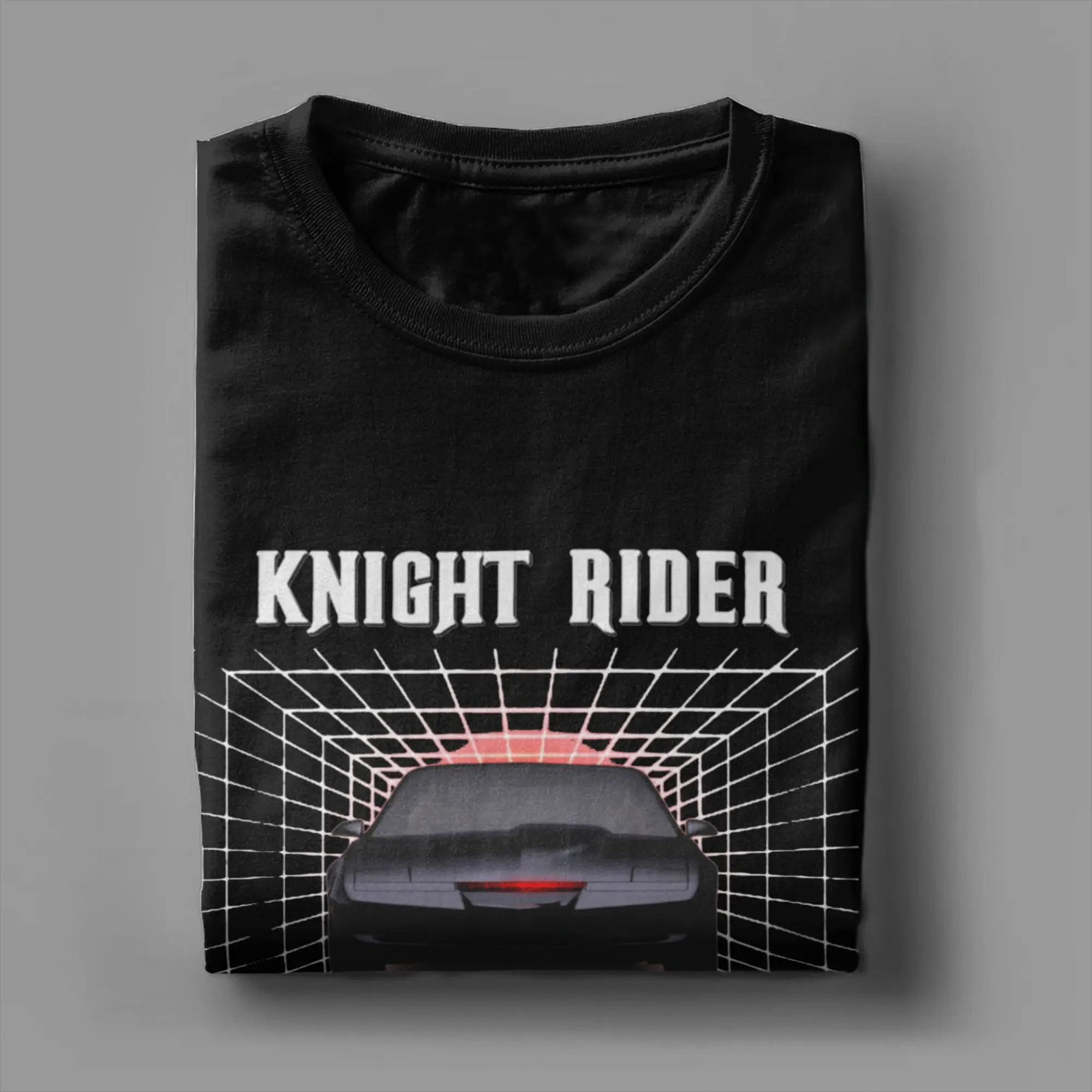 Фото Футболка Hip Hop K2000 Knight Rider KITT, мужская хлопковая футболка с короткими рукавами и круглым вырезом, летняя одежда №4