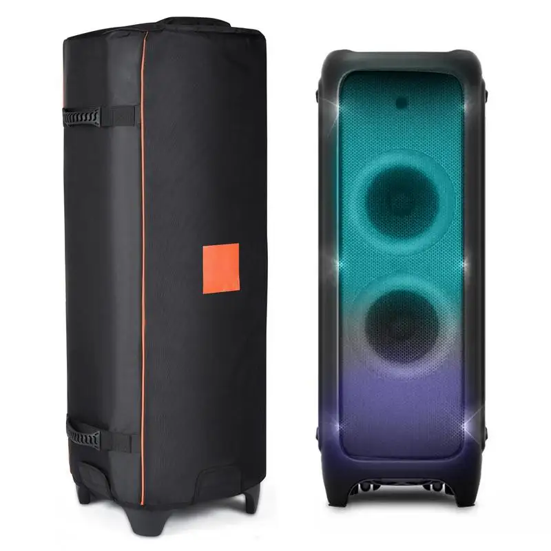 

Speaker Storage Bag Semi-waterproof Protective Large Space Case Shockproof Dustproof Travel Carry Wireless Speaker Universal Bag