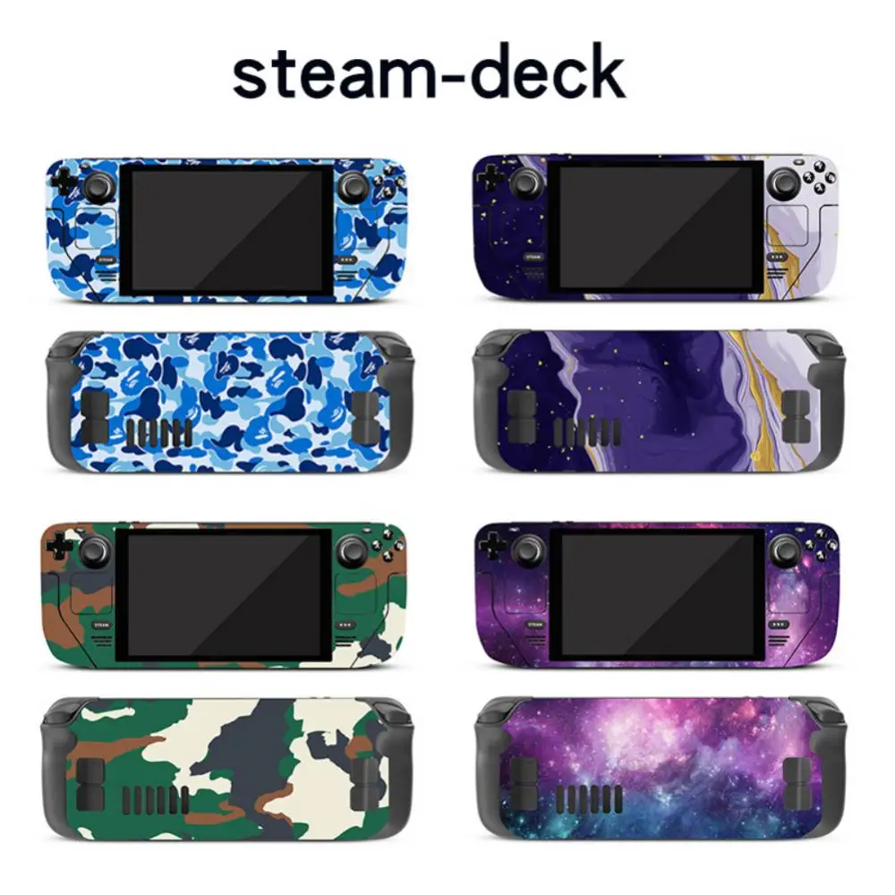 

Steam Game Star Skin Vinyl For Steam Deck Console Full Set Protective Decal Wrapping Cover For Valve Console Premium Stickers