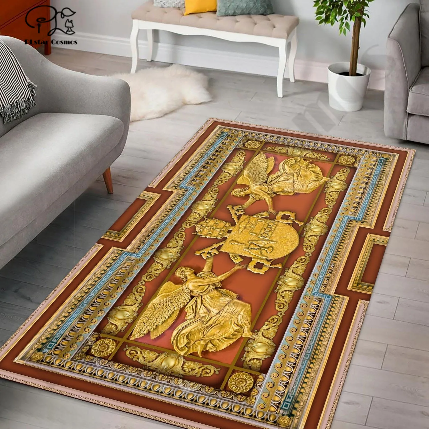 Новейший уникальный коврик PLstar Cosmos Royal с изображением Иисуса для комнаты 3D